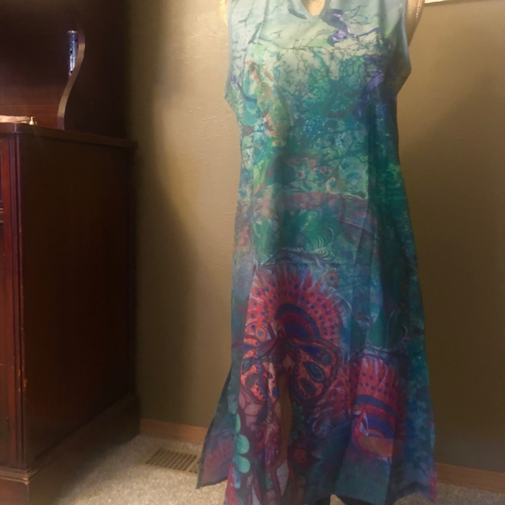 NEW w tags designer dress size large - Picture 3 of 7